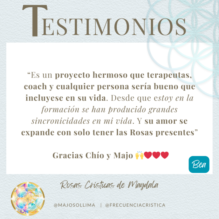 Testimonio Talleres - Bea