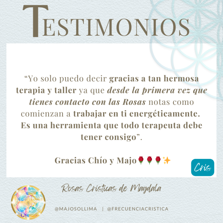 Testimonio Talleres - Cris