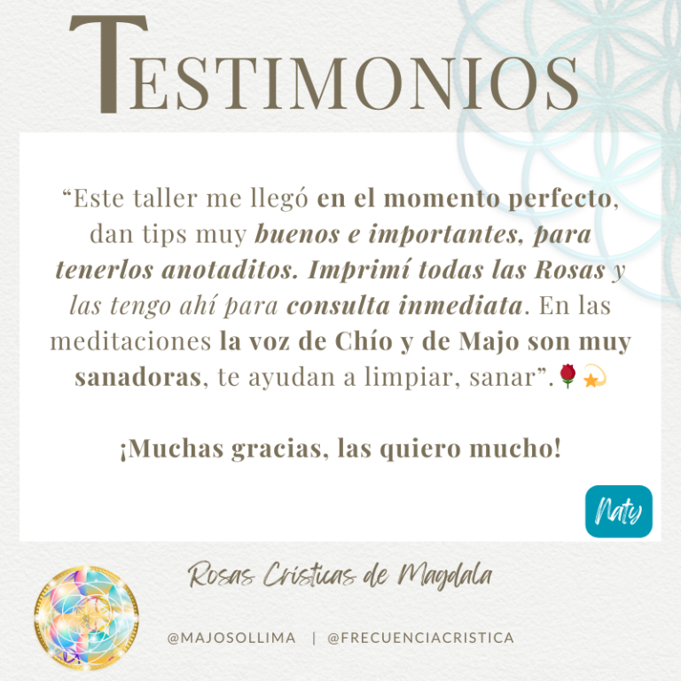 Testimonio Talleres - Naty