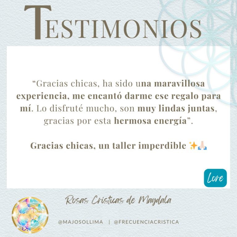 Testimonio Talleres - Lore