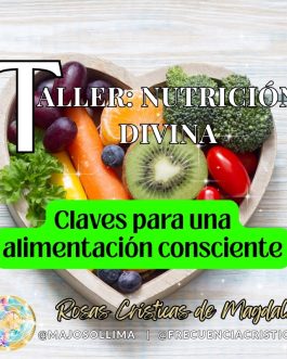 Taller: Nutrición Divina 🍒🍊🧘🏻‍♀️