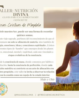 Taller: Nutrición Divina 🍒🍊🧘🏻‍♀️